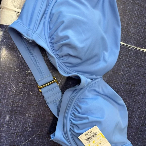 Shade & Shore Sky Blue Bikini top - Picture 4 of 5